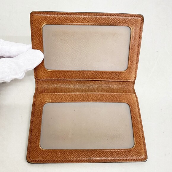 Louis Vuitton Monogram Porte Carte Wallet Vertical Wallet Brown - Picture 3 of 8